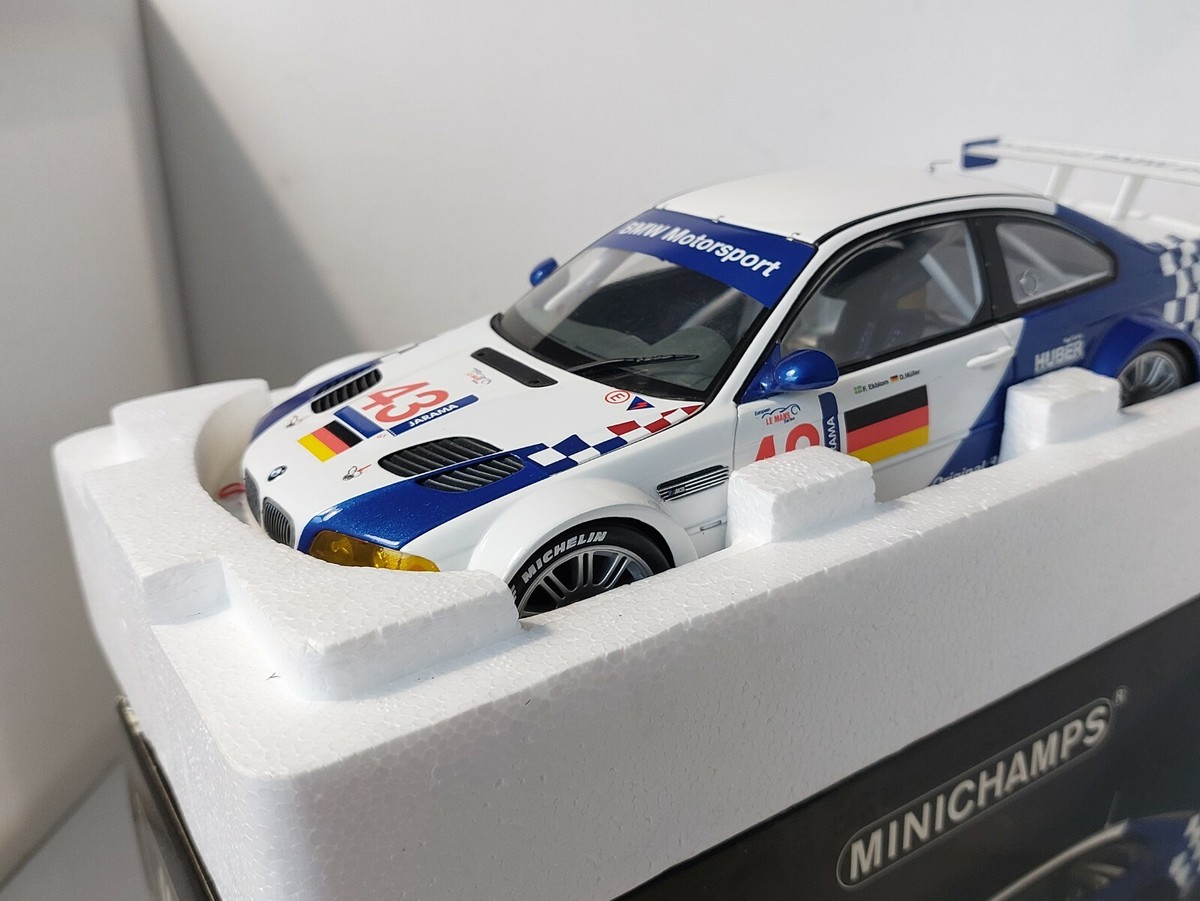 Minichamps BMW M3 GTR ELMS Jarama 2001 Winners Ekblom/D.Muller On