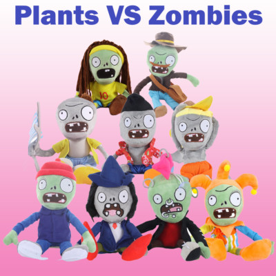 New Plants vs Zombies 2 PVZ Figures Plush Baby Staff Toy Stuffed Soft Doll Gift