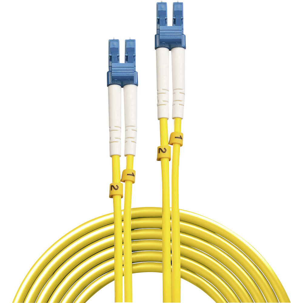 LINDY 47453 Glasfaser LWL Anschlusskabel [1x LC-Stecker - 1x LC-Stecker] 9/12...