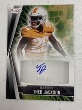 Awesome 2022 Sage High Number Football RC Theo Jackson Autograph A-TJ nm/mint