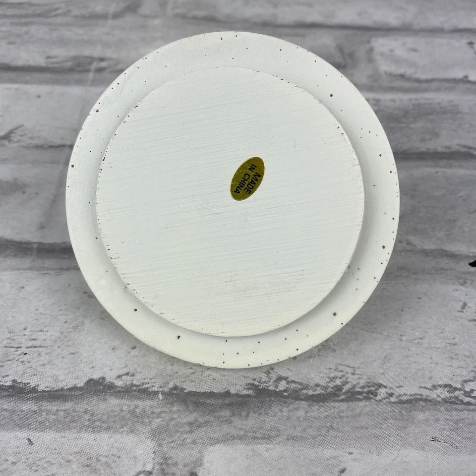 Velas Gold Canyon Tapper Tarro Topper Flor Rosa Blanca Foto 4 de 4