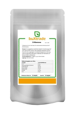 D-Mannose | naturbelassen | naturbelassen | vegan | Pulver