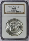 1888-O NGC MS63 Top 100 VAM-1A "E" Clash Morgan Dollar in Old Holder