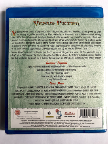 Venus Peter Ray McAnally Deleted OOP Brand New Sealed Blu-Ray - Picture 2 of 2