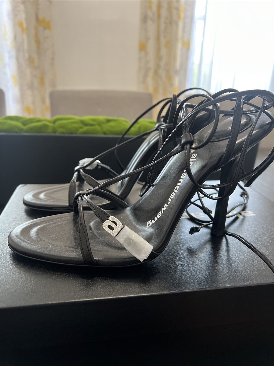 Alexander Wang 'lucienne' 105 Leather Strappy Sandals EU 37 Women