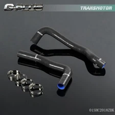 FIT FOR 1996-2020 TOYOTA MARK II JZX100 1JZ-GTE BLACK SILICONE RADIATOR HOSE KIT