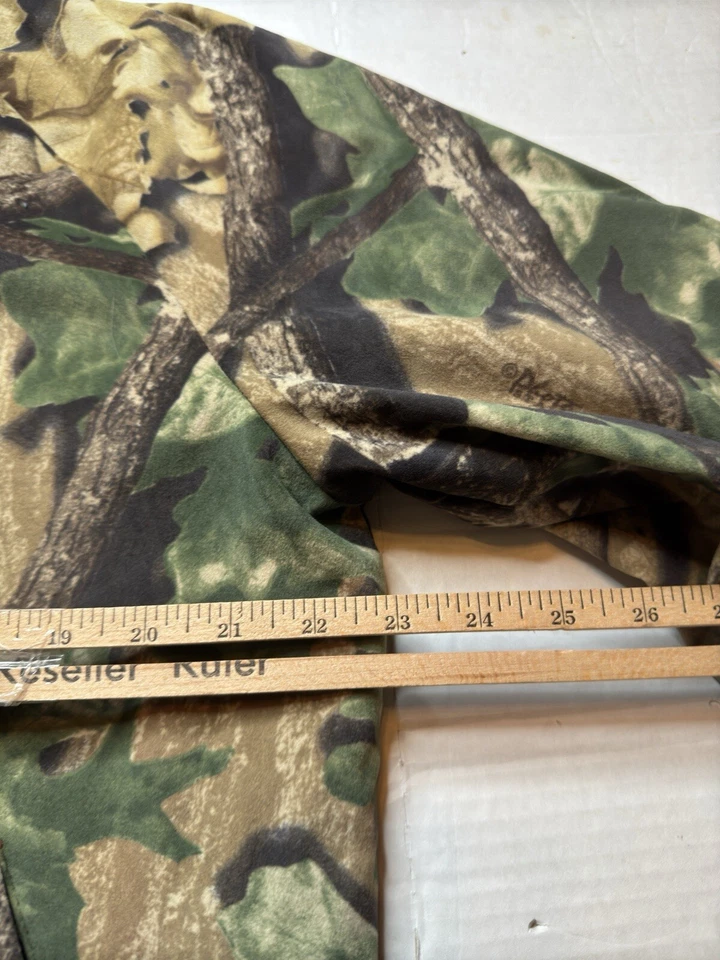 West Ark Mens Large Camo Hunting Vintage Full Zip Bonber Jacket Outdoor Hunting - Image 3 of 4