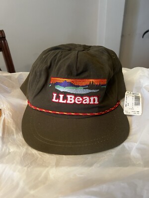 ★珍品★希少★レア★90s★LLBEAN’S FACTORY★KCP★LARGE Vintage 1980s LLBean Green Ripstop Hat NWT/New HTF RARE