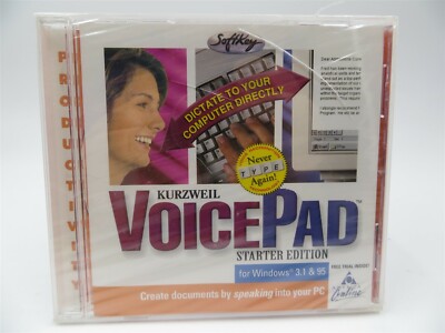 Kurzweil VoicePad Starter Edition - Windows 3.1/95 - Create Documents by Voice