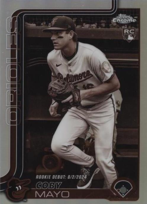 2025 Topps Chrome Update Series - Rookie Debut Coby Mayo #USC94 Sepia ...
