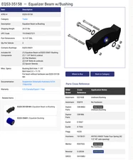 ATRO EQ53-35158 – Equalizer Beam w/ Bushing