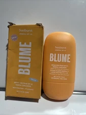 NEW Blume Sunburst Broad Spectrum SPF 50 Mineral Sunscreen  1.7 oz