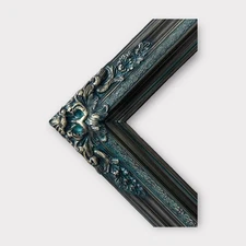 16 X 24 In stock-Traditional compo XL ornate corners wood frame, Aged OLD GOLD