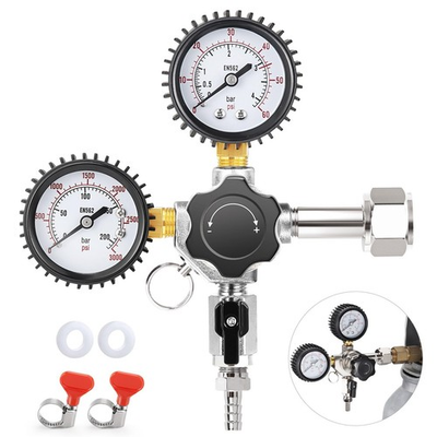 #ad Single Output Co2 Regulator for Kegerator 0 60psi Beer Regulator Keg Regulat... $55.12