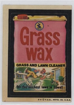 1973 Topps Wacky Packages Series 4 Grass Wax 0nr3