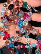 Crystal facetet beads Cell Phone Charms Strap Lanyard Wristlet Keychain for case