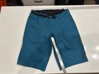Fox Racing Women’s Ranger MTB Bike Shorts Small Blue w/ Padded Chamois Liner — photo 1