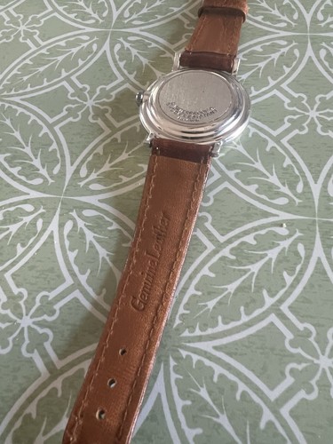 RELOJ HOMBRE SOBERANO VINTAGE 17j 36mm caja aluminio tono plata - Imagen 6 de 7