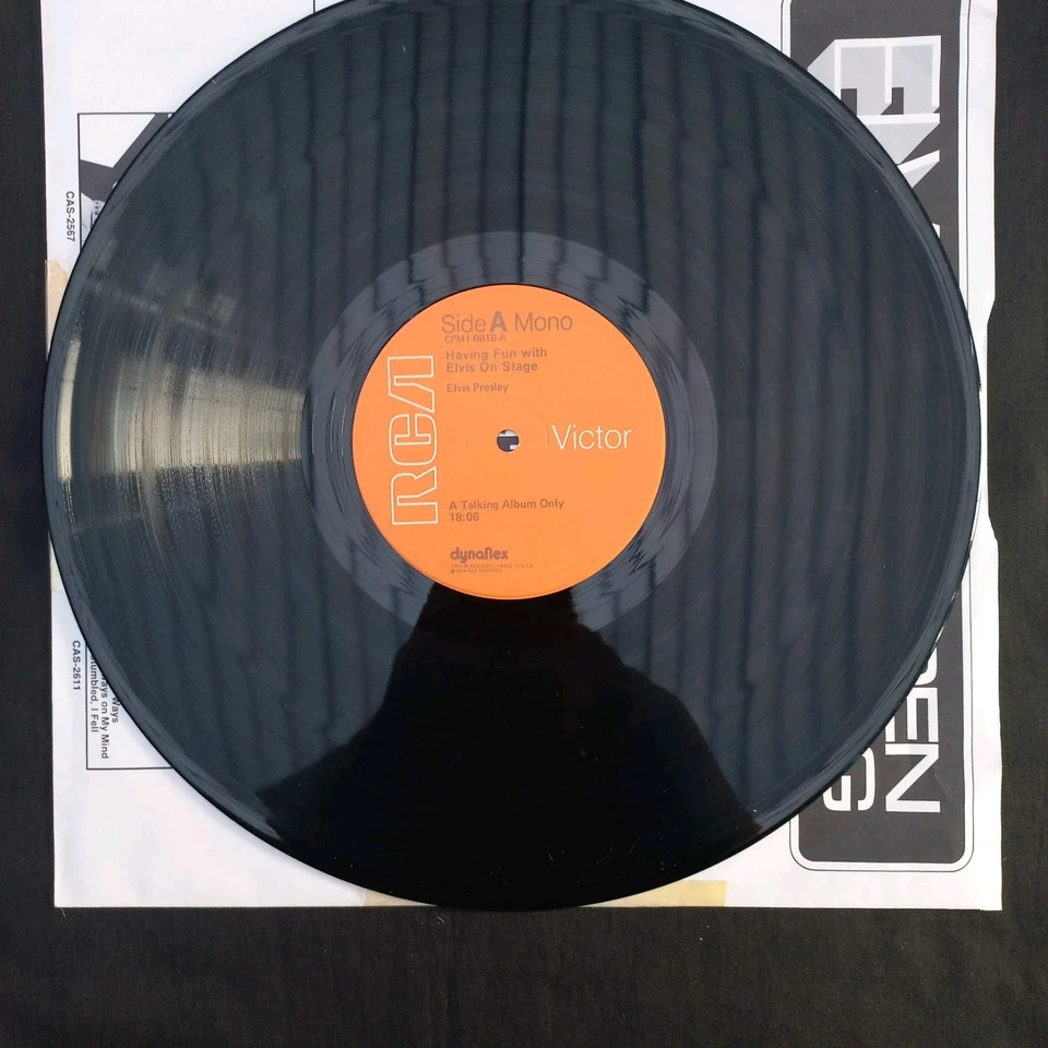 ELVIS PRESLEY Having Fun With Elvis On Stage Vinyl Record LP US.  RCA  MONO  - Image 4 of 4