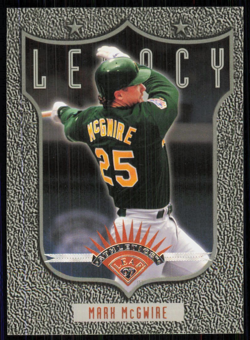 1997 Leaf Legacy Mark McGwire Oakland Athletics #355