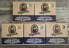 5-Pack Dr. Squatch Mens Natural Soap EUCALYPTUS GREEK YOGURT 5oz Bars
