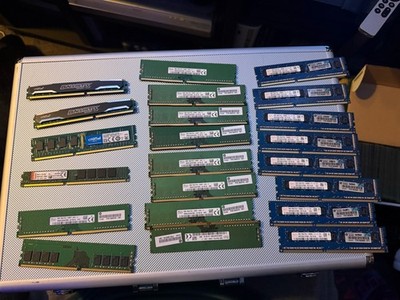 Assorted DDR4 and DDR3 Ram Lot