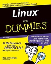 LINUX FOR DUMMIES By Dee-ann Leblanc Excellent Condition