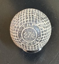 Rare 1890s THE SEFTON 27 1/2 Line Cut Gutta Percha Golf Ball