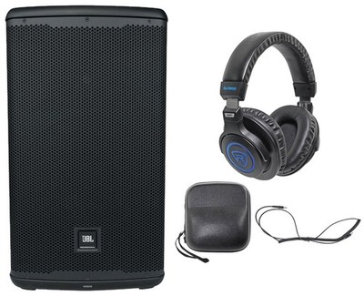 JBL EON712 12'' 1300 Watt Powered Active DJ PA Speaker w/Bluetooth/DSP+Headphones