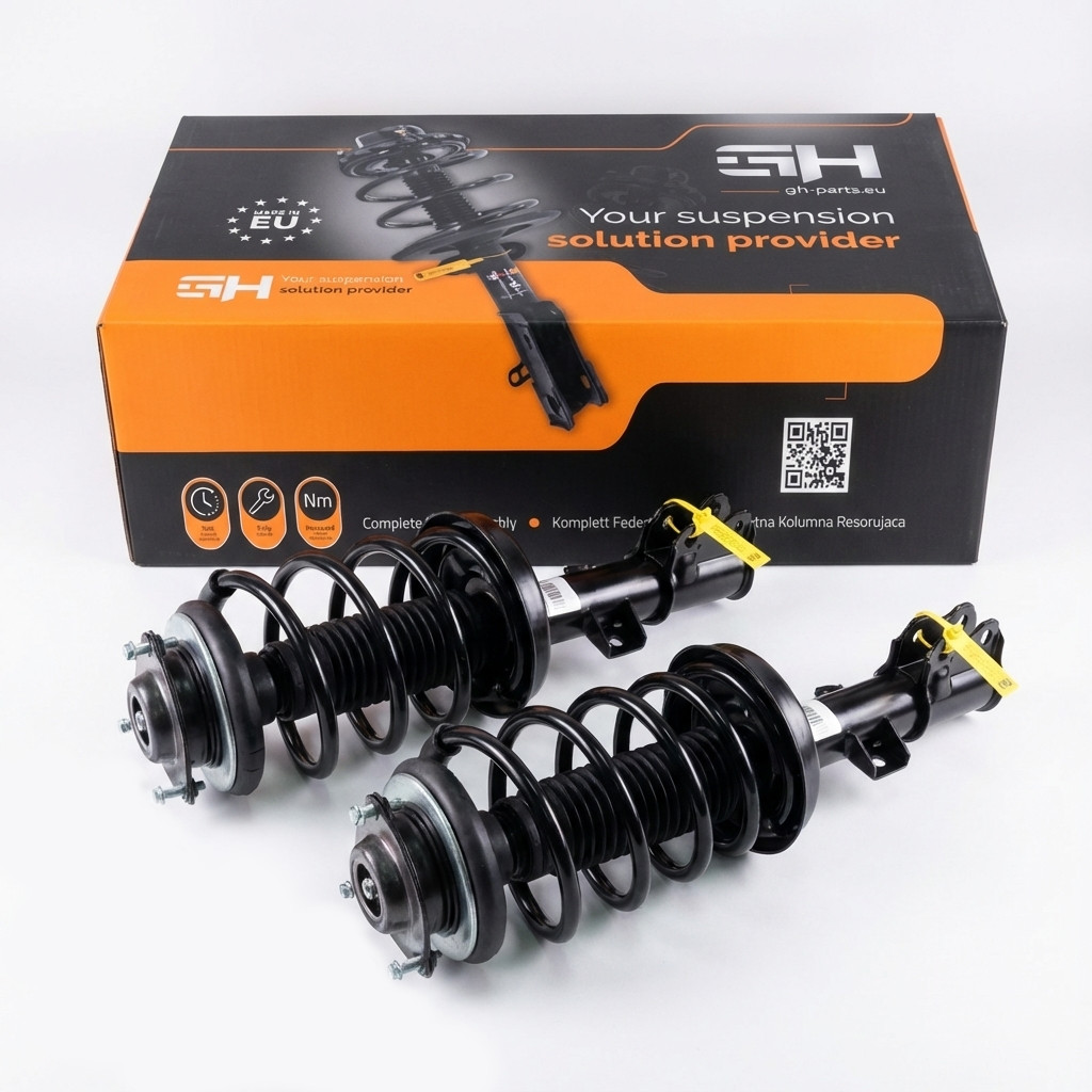 2x Gas Complete Struts Assembly Front for Saab 9-5 (YS3E) 2002-2009 Sport