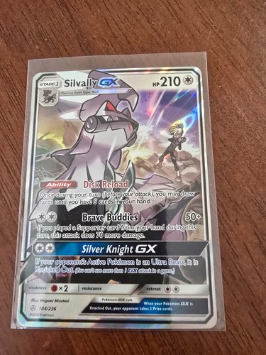 Silvally GX 184/236 Cosmic Eclipse Ultra Rare Pokemon Card NM