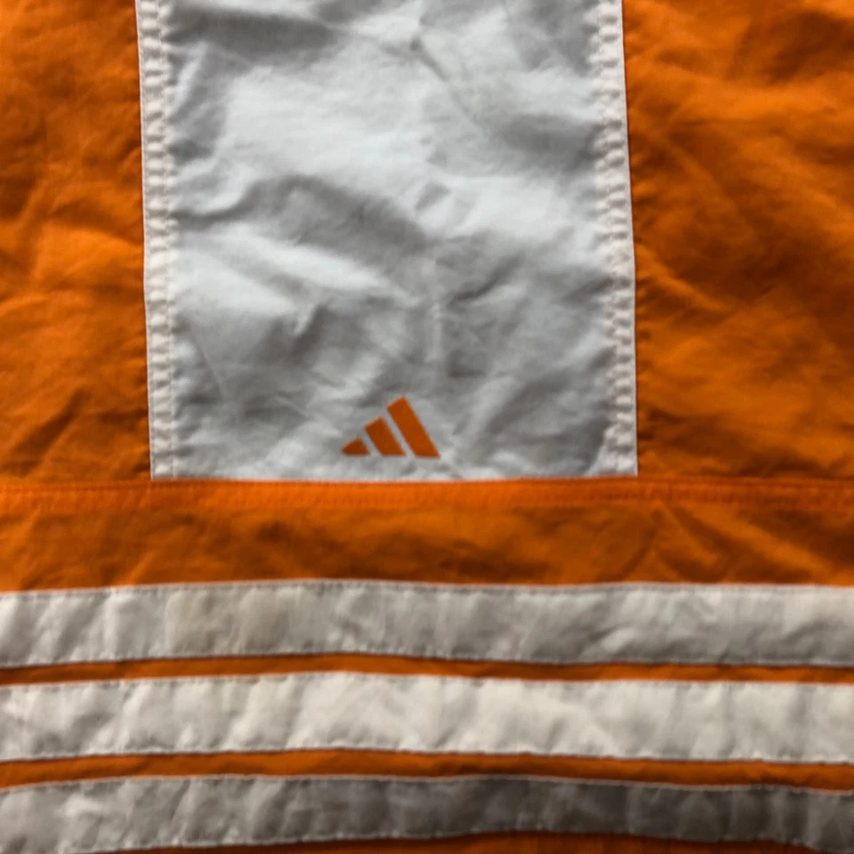 Jaqueta Masculina Vintage Tennessee Volunteers XL Laranja NCAA Lã Zíper Completo Adidas - Imagem 4 de 4