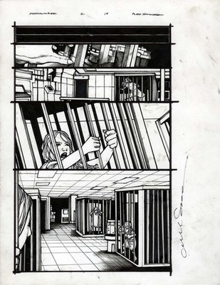 James Patterson Max Ride:First Flight #2 Pg19 Alex Sanchez Original Art-MARVEL  