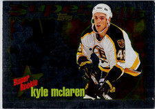 Kyle McLaren 1995-96 Topps Super Skills Super Rookie Insert Card SR9. rookie card picture