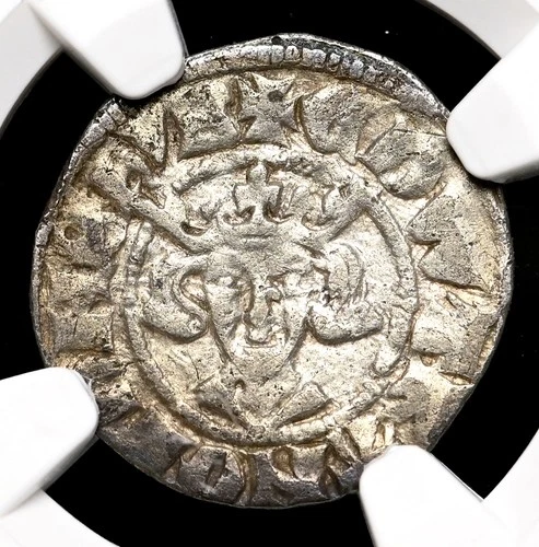 ENGLAND. Edward II, 1307-1327. Silver Penny, London mint, NGC VF Details