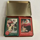 Coca-Cola Santa Claus Vintage Collectible Tin Playing Cards