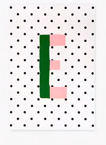 💚🩷 New Kate Spade NY "Sparks of Joy" Polka Dot Initial "E" Notebook - Picture 9 of 11