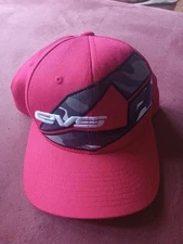 EVS Sports Hat Cap Red Moto X Freestyle Motocross Cotton Adjustable