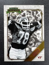 BRUCE SMITH 2009 PRESS PASS LEGENDS GOLD /99 VIRGINIA TECH #64