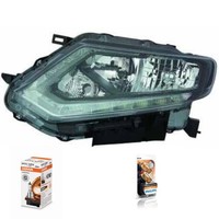 Halogen Scheinwerfer Frontscheinwerfer Links H11 FüR Nissan X-Trail Inkl. Lampen
