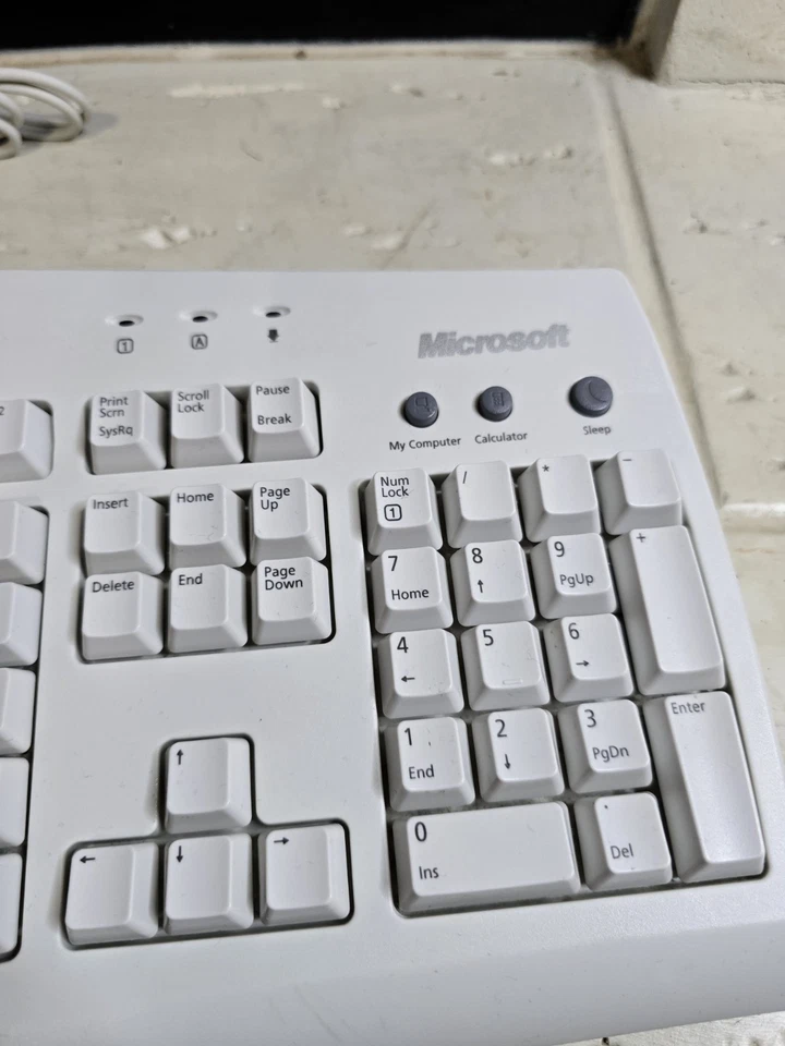 Vintage Working Microsoft Keyboard/ X08-08200 Untested - Image 2 of 4