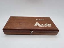 Vintage Accudart The Variant Set Of Darts Adjustable Weight Set With Case