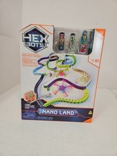 HEX Bots Nano Land Playset W/ 3 Nano Bots, 40 Pieces for Kids Ages 3 New