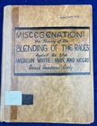 1863 Civil War African American Propaganda Race Mixing Book Black Americana
