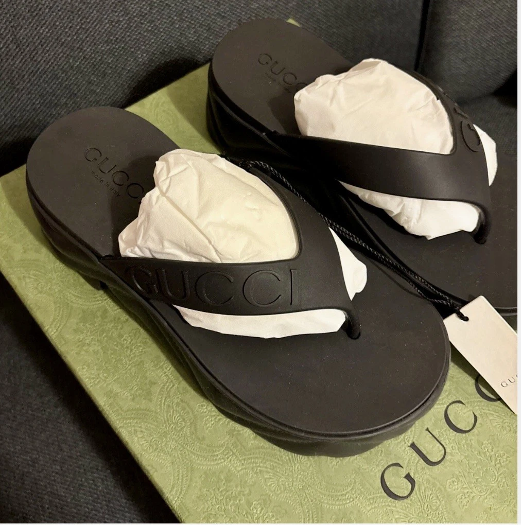 Gucci Slide Sandals Size 44 (10.5-11) Gucci Red Slide Sandals for Men for sale | eBay main image 4