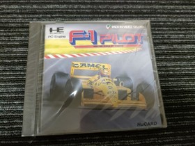 F-1 Pilot F 1 PC Engine HuCard TurboGrafx PCE Retro Game Japan Import Sealed NOS