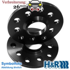 HR Spurverbreiterung schwarz 26mm/Achse für Mercedes-Benz SLC R172 Bj. 2016-2025 HR Spurverbreiterung schwarz 26mm/Achse für Mercedes-Benz SLC R172 Bj. 2016-2025