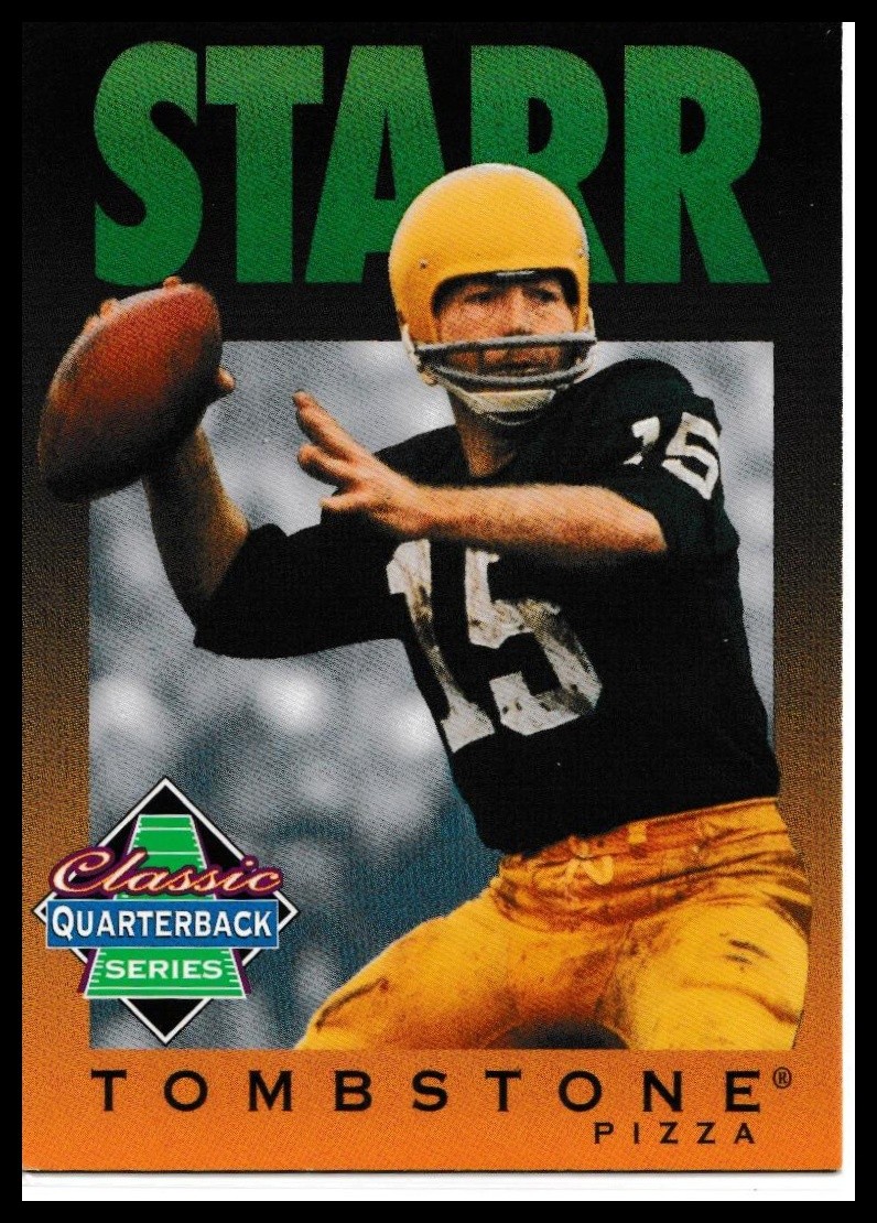 1995 Tombstone Pizza Classic Quarterback Series #10 Bart Starr Green Bay Packers