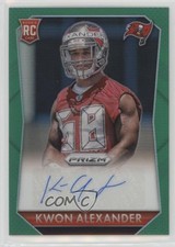 2015 Panini Prizm Rookie Signatures Green 19/99 Kwon Alexander #RS-KA Auto 0v1