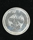 1 Oz PANDAS BAMBOO WOLF .999 Fine Silver Round Bullion